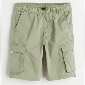 Boys H&M Cargo Shorts COLOR - LIGHT KHAKI GREEN Size 10 (9-10)